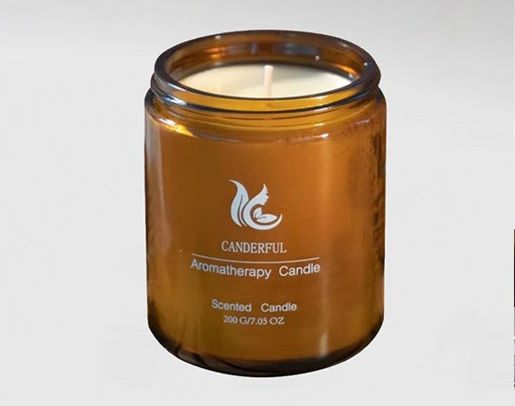 Silkscreened Cream Bottle