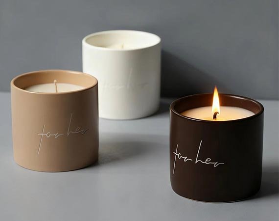 Ceramic Scented Candle