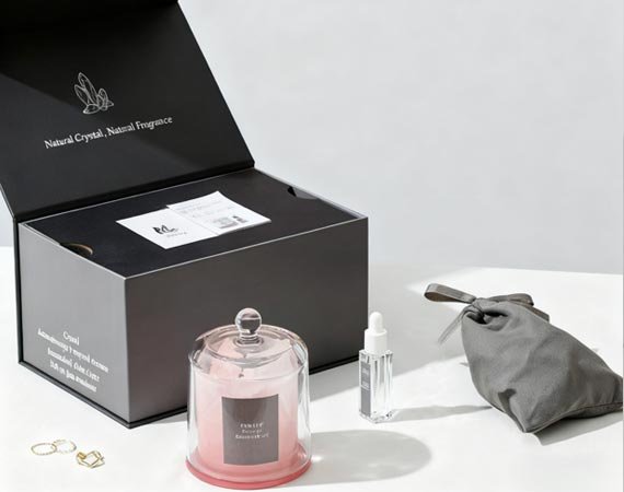 Little Golden Bell Crystal Gift Box