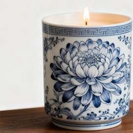 Blue and White Porcelain4(chrysanthemum）