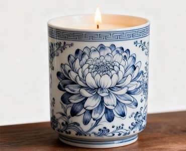 Blue and White Porcelain4(chrysanthemum）